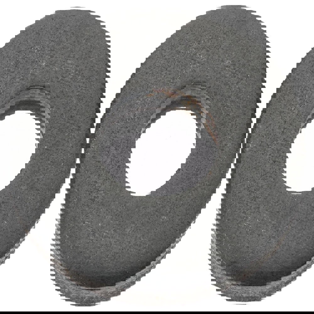 M8 Screw Extra Thick Flat Washer: Case Hardened Steel, Black Oxide Finish